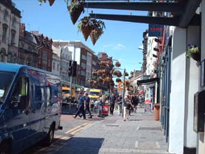 Les rues de Cardiff